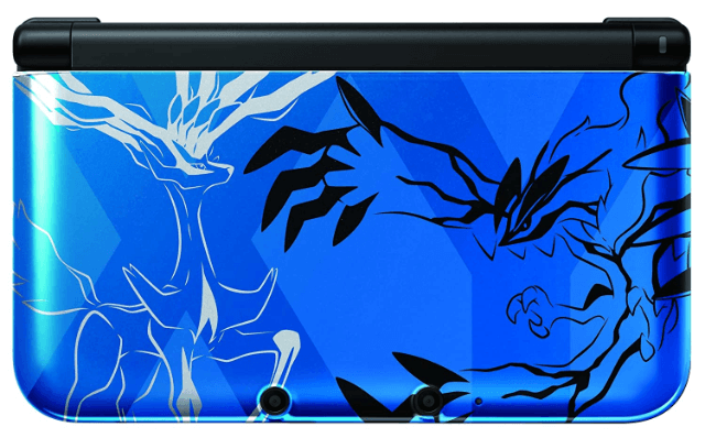 Nintendo 3DS LL Pokemon X Pack Gold Edition box art for Nintendo 3DS